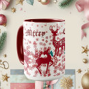 Search for nordic reindeer mugs Snowflakes