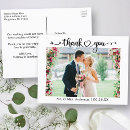 Search for wedding thank you photo postcards Elegant