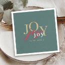 Search for joy of christmas napkins Joy to the world