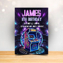 Search for neon glow Retro arcade birthday