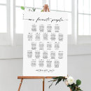 Search for signs our favorite people wedding seating charts Find your seat
