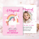 Search for rainbow invitations Unicorn
