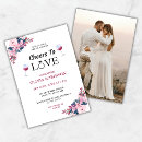 Search for cheers to love bridal shower invitations Vino before vows