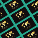 Search for world map business cards Travel agent