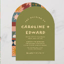 Search for colorful wedding invitations Whimsical
