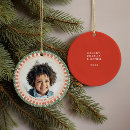 Search for red and green christmas tree decorations Trendy
