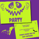 Search for monster faces invitations For kids
