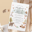 Search for woodland creatures invitations Mother to be
