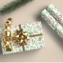 Search for christmas holly wrapping paper Green