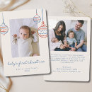 Search for ornament photo christmas cards Blue