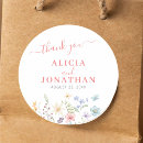 Search for floral chic wedding stickers Simple