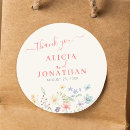 Search for pastel floral wedding stickers Simple