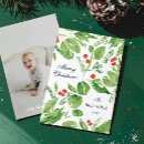 Search for green and red christmas cards Modern