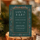 Search for winter greenery baby shower invitations For her