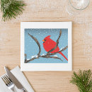 Search for red cardinal napkins Nature