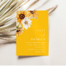 Search for simple sunflower wedding invitations Boho