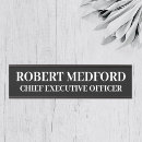 Search for executive director Black and white