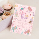 Search for dive into five mermaid invitations Pink
