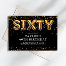 Search for balloons 60th birthday invitations Glitter
