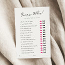 Search for guess who bridal shower games Elegant