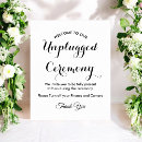 Search for unplugged wedding posters Black and white