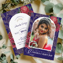 Search for red rose quinceanera invitations 15th birthday party