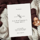 Search for monogram bridal shower invitations Formal