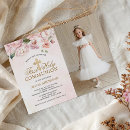 Search for peony first communion invitations Elegant