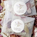 Search for confetti wedding stickers Toss me