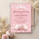 Search for tiara birthday invitations Elegant