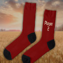 Search for letter socks Red
