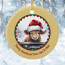 Search for cute cow christmas tree decorations Snow