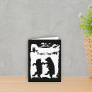 Search for dance thank you cards Black and white