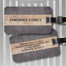 Search for wood luggage tags Vintage