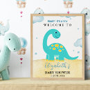 Search for baby dinosaur baby shower posters Boy