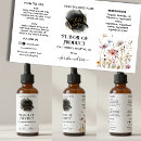 Search for essential oil labels Black and white