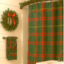 Search for red tartan shower curtains Red and green