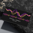 Search for songwriter business cards Modern