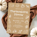 Search for brown thanksgiving invitations Fall