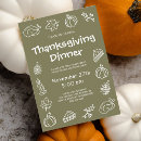 Search for green thanksgiving invitations Give thanks