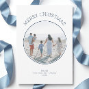 Search for blue christmas cards White