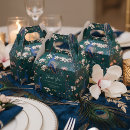Search for teal blue wedding favour boxes Floral