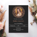Search for rose gold glitter invitations Black
