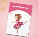 Search for ballerina birthday cards Girls