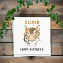 Search for tiger napkins Wild cat