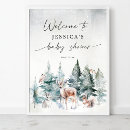 Search for woodland baby shower posters Deer