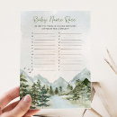 Search for adventure baby shower games Let the adventure begin