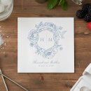 Search for elegant wedding napkins Calligraphy script