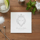 Search for elegant wedding napkins Calligraphy script