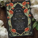 Search for art nouveau invitations Vintage